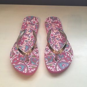 Jack Rogers flip flops. Only worn twice!